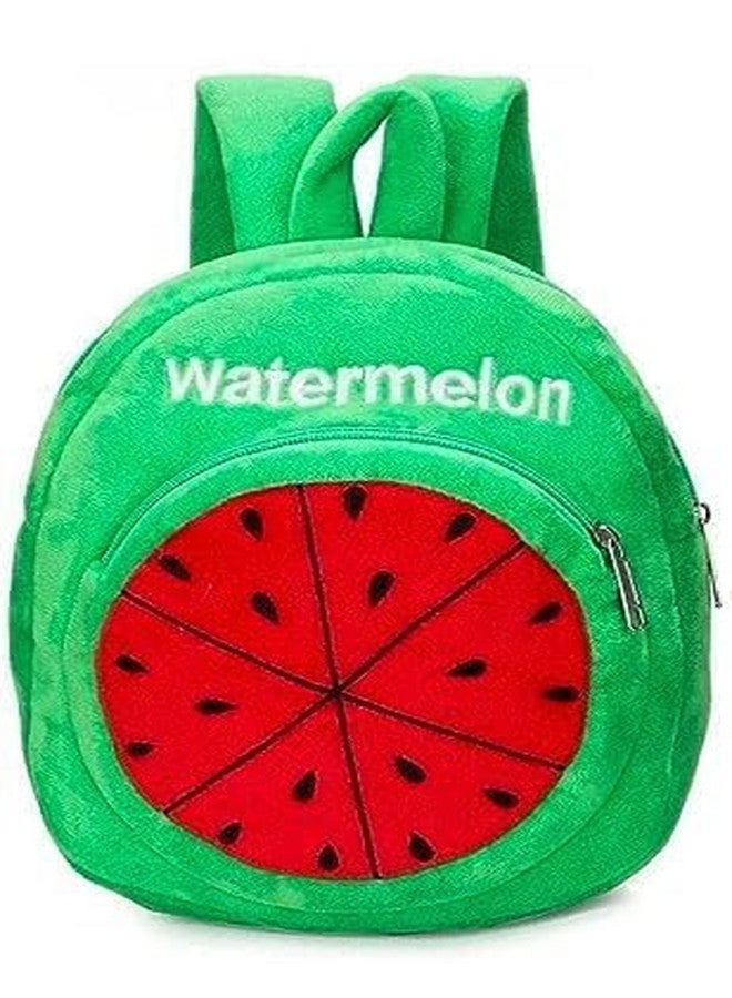 Delicado Toddler Preschool Kids Backpack for School/Nursery/Picnic/Travelling Bag for Baby Girl Boy Age 1-6 Years (Multicolour) (Watermelon) - Image 1